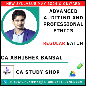 CA Abhishek Bansal Pendrive Classes Final Audit Regular