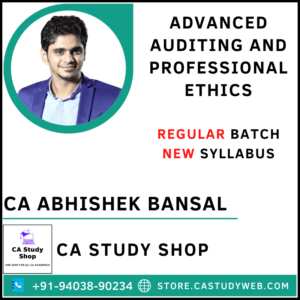 CA Abhishek Bansal Final New Syllabus Audit Regular