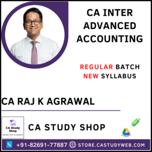 CA Inter New Syllabus Advanced Accounting By CA Raj K Agrawal