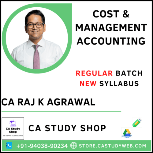 CA Inter Cost & Management Accounting By CA Raj K Agrawal