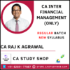 CA Inter New Syllabus Financial Management By CA Raj K Agrawal