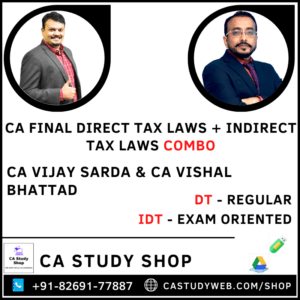 CA Final DT Regular IDT Exam Oriented Batch Combo