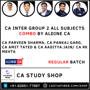 CA Inter Group 2 Combo by CA Parveen Sharma CA Pankaj Garg CA Amit Tated CA Aaditya Jain