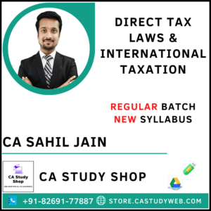 CA Shail Jain Final New Syllabus Direct Taxation & IT
