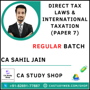 CA Final Direct Taxation Regular By CA Sahil Jain