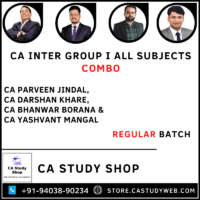CA Yashvant Mangal Classes 11 CA Inter Group I All Subjects Regular Batch Combo by YM Concepts