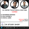 CA Bhanwar Borana CA Raj Kumar CA Rahul Garg Taxation Costing Combo