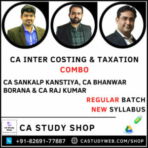 CA Inter Cost Taxation Combo by SK BB and RK