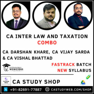 CA Inter Law Taxation Fastrack Combo