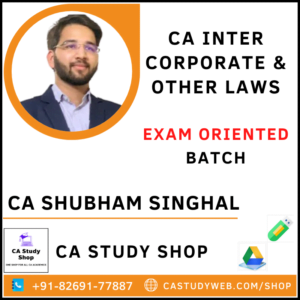 CA Inter Law Fastrack by CA Shubham Singhal