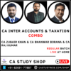 CA Inter Accounts Taxation Live at Home Combo by CA Zubair Khan, CA Bhanwar Borana and CA Raj Kumar