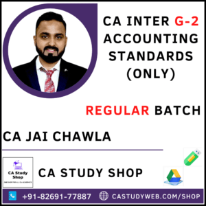 CA Inter Grp 2 Accounting Standards Full Course Video Lectures By CA Jai Chawla