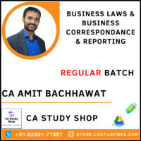 CA FOUNDATION LAW & BCR REGULAR BATCH BY CA AMIT BACHHAWAT