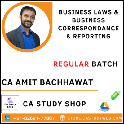 CA FOUNDATION LAW & BCR REGULAR BATCH BY CA AMIT BACHHAWAT