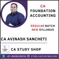 CA Avinash Sancheti Foundation Accounting