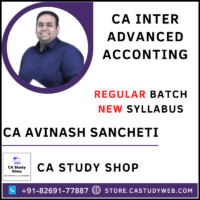 CA Avinash Sancheti CA Inter Advanced Accounts Pendrive Classes