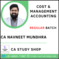 CA Navneet Mundhra CA Inter New Syllabus Costing Pendrive Classes