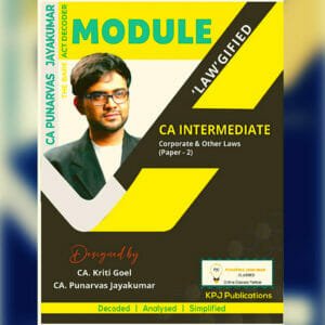 CA Inter Law Book by CA Punarvas Jayakumar