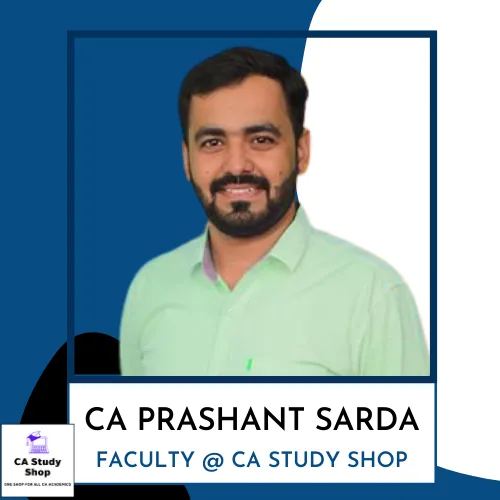 CA Inter FM SM Best Faculties 13 CA Prashant Sarda Classes