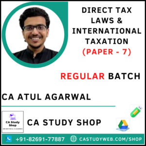 Direct Tax & International Tax MAY 23 & NOV 23 – Regular Full Course (CA Final)