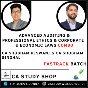 CA Final Audit and Law Fast Track Combo By CA Shubham Keswani and CA Shubham Singhal