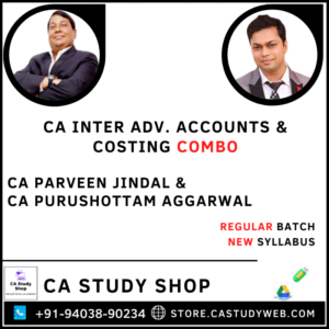 Advanced Accounting & Costing Combo by CA Parveen Jindal CA Purushottam Aggarwal