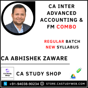 CA Abhishek Zaware Adv Acc FM Combo