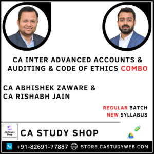 Inter New Syllabus Adv Acc Auditing Combo by CA Abhishek Zaware CA Rishabh Jain