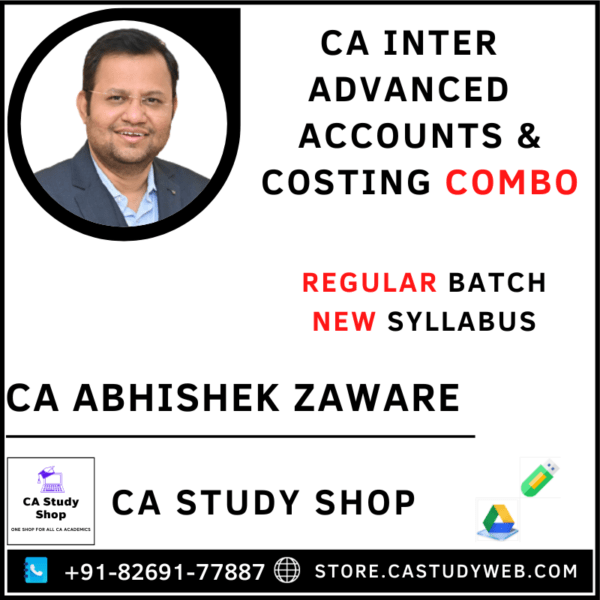 Inter New Syllabus Adv Acc Costing Combo by CA Abhishek Zaware