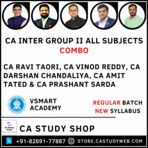 CA Inter New Syllabus Group 2 Combo by VSmart Academy