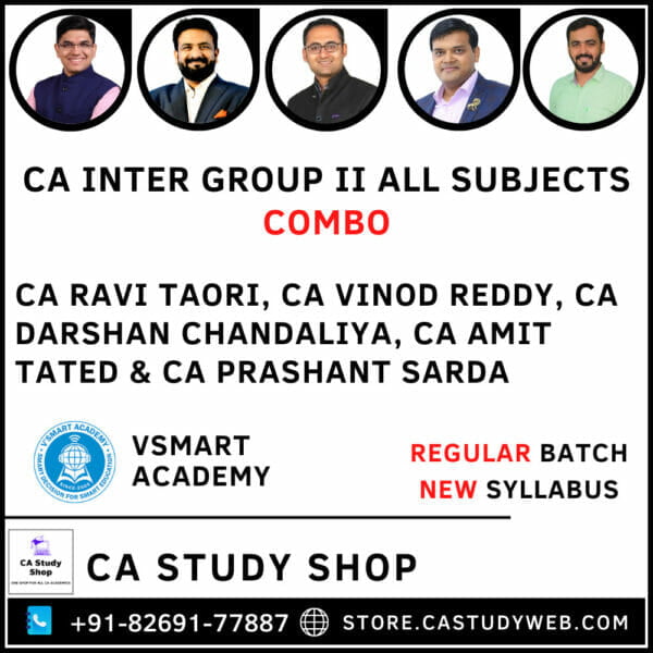 CA Inter New Syllabus Group 2 Combo by VSmart Academy