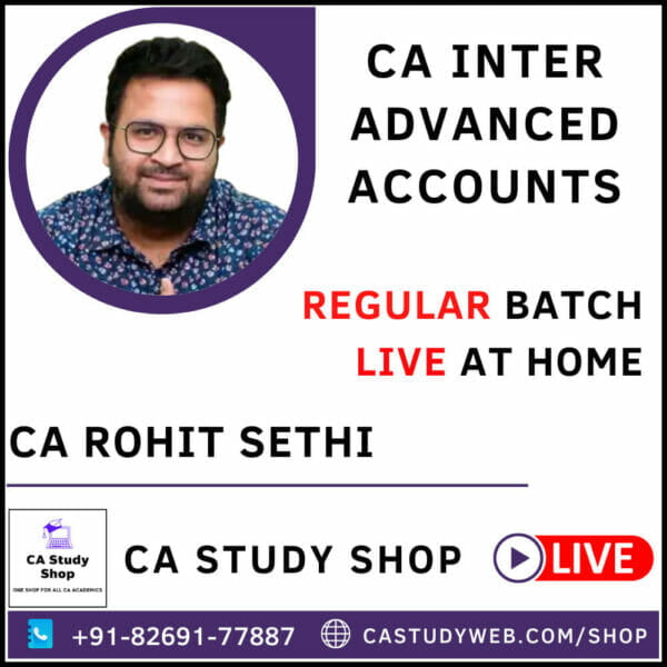 CA inter Adv Account Live