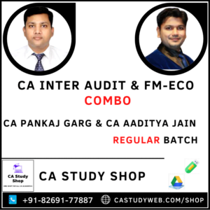 Inter Audit FM Eco Combo by CA Pankaj Garg CA Aaditya Jain