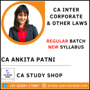 CA Ankita Patni New Syllabus Inter Law
