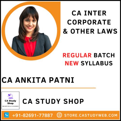 CA Ankita Patni Inter Law Full Course