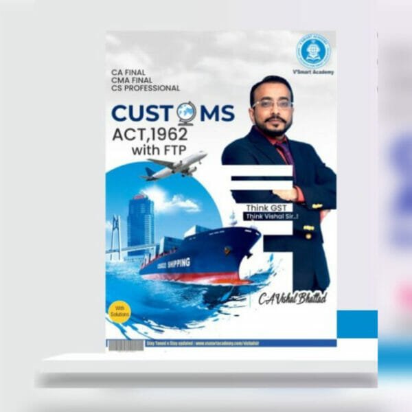 CA Vishal Bhattad CA Final Customs Book Set