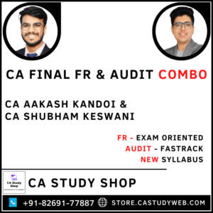 CA Final New Syllabus FR Exam Oriented Audit Fastrack Combo by CA Aakash Kandoi CA Shubham Keswani