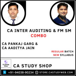 Inter Audit FM SM Combo by CA Pankaj Garg CA Aaditya Jain