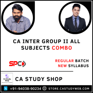 CA Inter Group II New Syllabus Combo by Swapnil Patni Classes