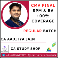 CMA Final SPM BV by CA Aaditya Jain