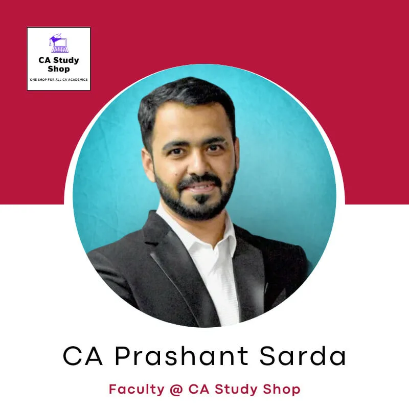 CA Prashant Sarda Classes 1 CA Prashant Sarda Classes