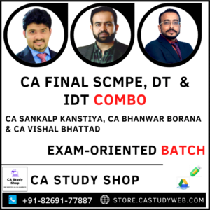 SCMPE DT IDT Exam Oriented Batch Combo