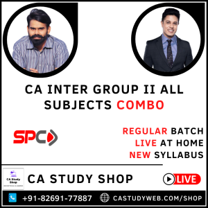 CA Inter Group II New Syllabus Live Combo by Swapnil Patni Classes