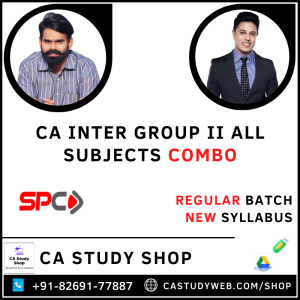 CA Inter Group II New Syllabus Combo by Swapnil Patni Classes