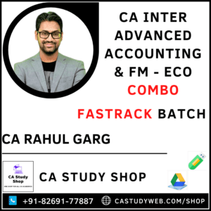 Adv Accounts FM Eco Fastrack Combo CA Rahul Garg