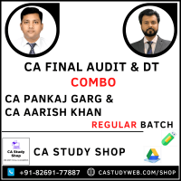 CA Final Audit DT Regular Batch Combo by CA Pankaj Garg CA Aarish Khan
