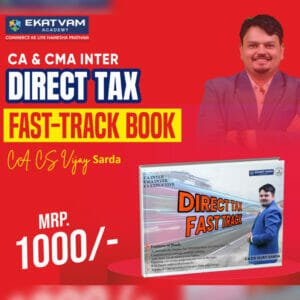 CA Inter Income Tax Fastrack Book By CA Vijay Sarda