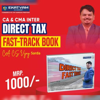 CA Inter Income Tax Fastrack Book By CA Vijay Sarda