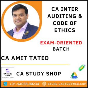 CA Amit Tated Inter Audit Exam Oriented Batch