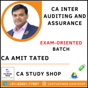 CA INTER AUDIT EXAM ORIENTED BATCH BY CA AMIT TATED